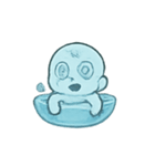 おばけベビー水盆あそび（個別スタンプ：23）