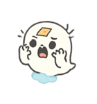 あかいちゃん ゆるかわおばけ（個別スタンプ：1）