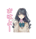 おしゃれJK★テニス部の日常（個別スタンプ：2）