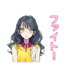 おしゃれJK★テニス部の日常（個別スタンプ：6）