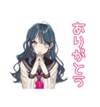 おしゃれJK★テニス部の日常（個別スタンプ：10）