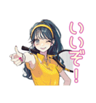 おしゃれJK★テニス部の日常（個別スタンプ：15）
