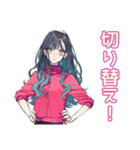 おしゃれJK★テニス部の日常（個別スタンプ：16）