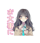 おしゃれJK★テニス部の日常（個別スタンプ：18）