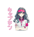 おしゃれJK★テニス部の日常（個別スタンプ：21）