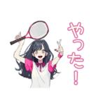 おしゃれJK★テニス部の日常（個別スタンプ：30）