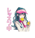 おしゃれJK★テニス部の日常（個別スタンプ：34）
