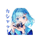 キラキラ★女子高生の写真部（個別スタンプ：11）