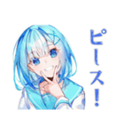 キラキラ★女子高生の写真部（個別スタンプ：21）