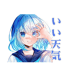 キラキラ★女子高生の写真部（個別スタンプ：24）