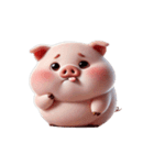 ピンクぶた話しかけるな（個別スタンプ：13）