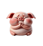 ピンクぶた話しかけるな（個別スタンプ：14）