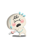 ぷっくりまるしまさんとおばけさん（個別スタンプ：8）