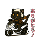 スクーターに乗る猫の日常会話（個別スタンプ：19）