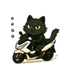 スクーターに乗る猫の日常会話（個別スタンプ：29）