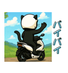 スクーターに乗る猫の日常会話（個別スタンプ：32）