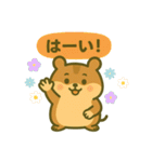 ゆるかわハムスターの毎日送れるスタンプ（個別スタンプ：13）