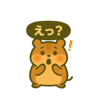 ゆるかわハムスターの毎日送れるスタンプ（個別スタンプ：33）