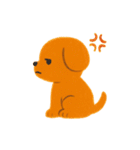 ほっこりクレヨン犬スタンプ（個別スタンプ：14）