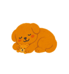 ほっこりクレヨン犬スタンプ（個別スタンプ：19）