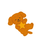ほっこりクレヨン犬スタンプ（個別スタンプ：34）