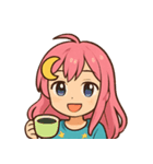 ルナのゆるカワスタンプ vol.1（個別スタンプ：12）