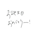 持っていると便利！手書きスタンプ（個別スタンプ：28）