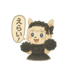ゴスロリアルパカの情緒スタンプ（個別スタンプ：34）
