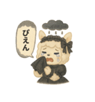 ゴスロリアルパカの情緒スタンプ（個別スタンプ：35）