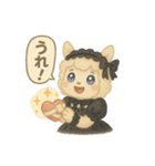 ゴスロリアルパカの情緒スタンプ（個別スタンプ：36）
