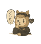ゴスロリアルパカの情緒スタンプ（個別スタンプ：40）