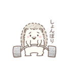 毎日使える＊ハリネズミと筋トレ（個別スタンプ：29）