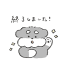 シュナウザースタンプ(まいにち使える)（個別スタンプ：19）