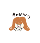 英語で話すよ！コッペちゃん（個別スタンプ：1）