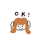 英語で話すよ！コッペちゃん（個別スタンプ：4）