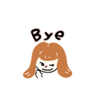 英語で話すよ！コッペちゃん（個別スタンプ：8）