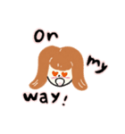 英語で話すよ！コッペちゃん（個別スタンプ：15）