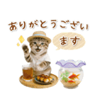 癒しニャンコの「夏」の毎日（個別スタンプ：33）