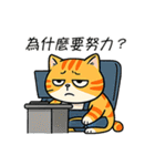ダメダメ茶トラ猫！ただのぐうたら（個別スタンプ：13）