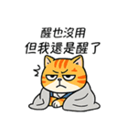 ダメダメ茶トラ猫！ただのぐうたら（個別スタンプ：15）