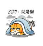 ダメダメ茶トラ猫！ただのぐうたら（個別スタンプ：24）