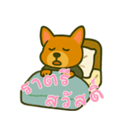 もうムリ柯基ベビー (タイ) Ver3（個別スタンプ：2）