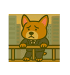 もうムリ柯基ベビー (タイ) Ver3（個別スタンプ：20）