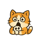 こわがりにゃんこおばけ逃亡劇（個別スタンプ：3）