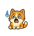 こわがりにゃんこおばけ逃亡劇（個別スタンプ：7）