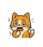 こわがりにゃんこおばけ逃亡劇（個別スタンプ：13）