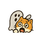 こわがりにゃんこおばけ逃亡劇（個別スタンプ：22）