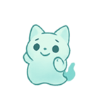 ゴースト子猫 幽霊行進（個別スタンプ：2）