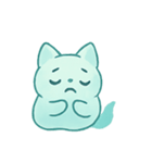 ゴースト子猫 幽霊行進（個別スタンプ：4）