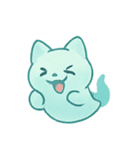 ゴースト子猫 幽霊行進（個別スタンプ：5）